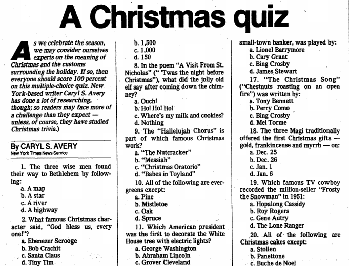 christmas carol quiz questions answers - DriverLayer Search Engine