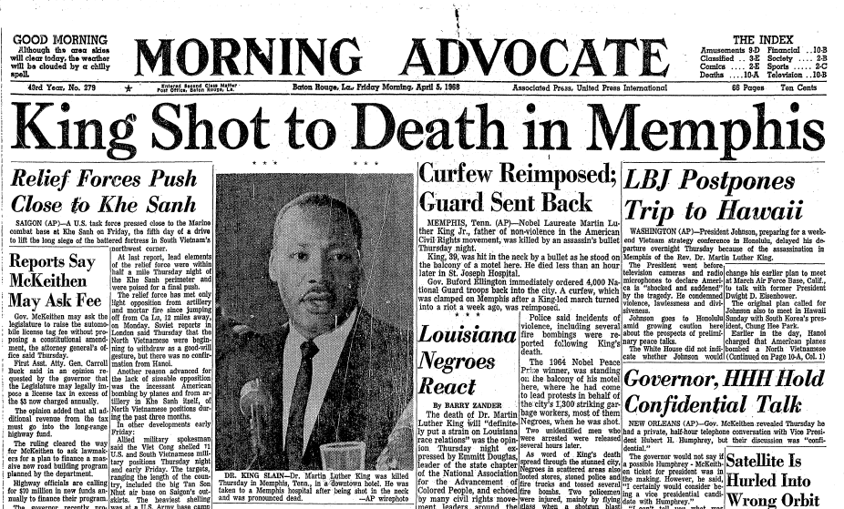 46th Anniversary Of Dr Martin Luther King Jr S Assassination