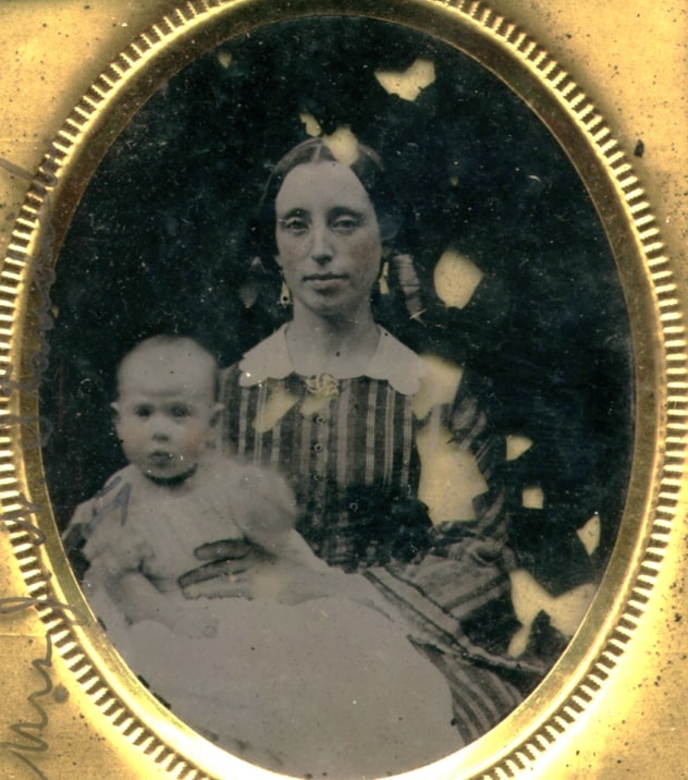 Photo: Mary Abby (Coffin) Simpson with her daughter Mary Louise Pollard Simpson. Credit: Nantucket Historical Association.