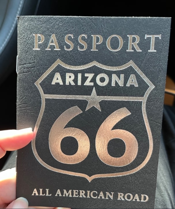 Photo: Route 66 “passport.” Credit: Gena Philibert-Ortega.