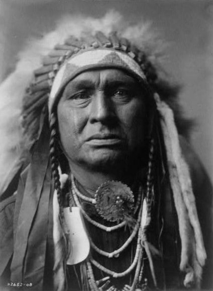 Photo: Crow scout “White Man Runs Him.” From the Edward S. Curtis Collection, Library of Congress, Prints and Photographs Division.