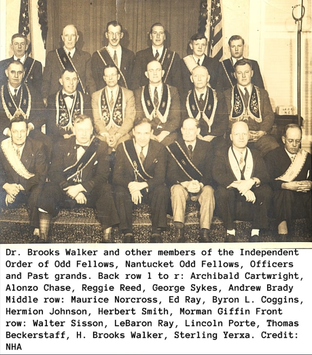 Photo: Odd Fellows of Nantucket. Credit: Nantucket Historical Association.