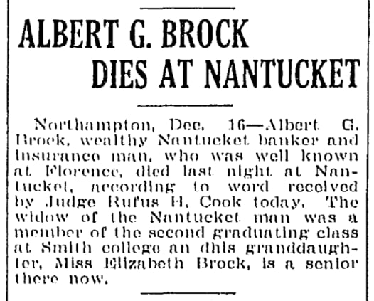 An article about Albert Brock, Springfield Daily News newspaper 16 December 1938