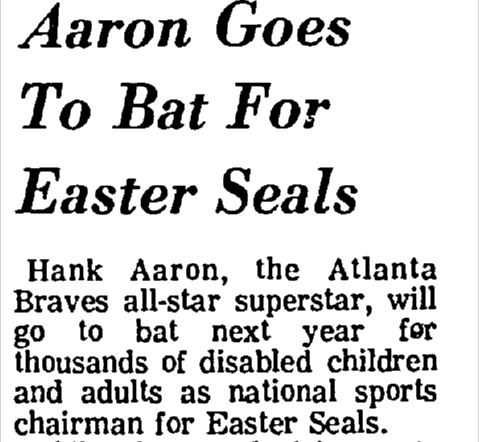 May 10, 1967: Henry Aaron hits his only inside-the-park home run, but Braves  lose on passed ball – Society for American Baseball Research