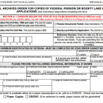 National Archives pension application request form 85
