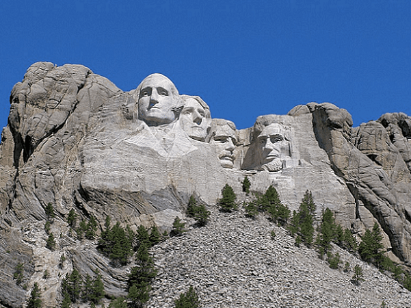 Photo: Mount Rushmore National Memorial in Keystone, South Dakota. Credit: Winkelvi; Wikimedia Commons.