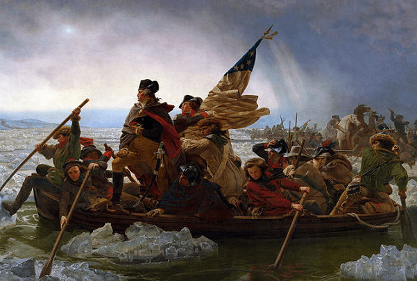 Painting: "Washington Crossing the Delaware," by Emanuel Leutze. Credit: The Metropolitan Museum of Art; Wikimedia Commons.