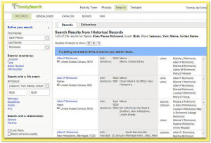 FamilySearch Family Tree Adds Important New ‘Attach Record’ Feature