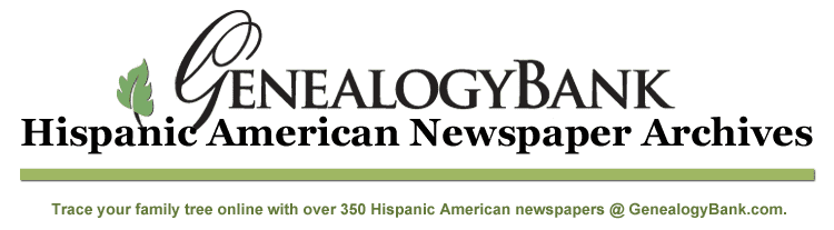 List of Hispanic American Newspapers at Genealogy Bank