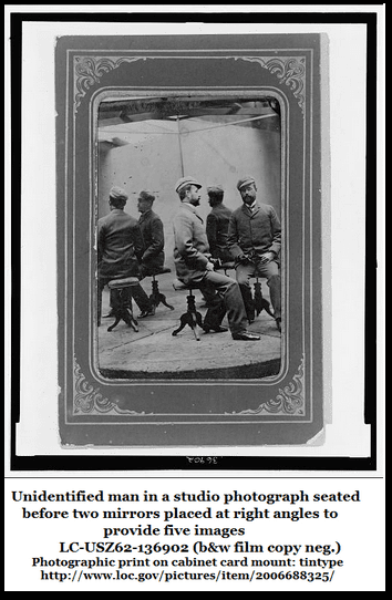 Library of Congress image of a tintype photograph