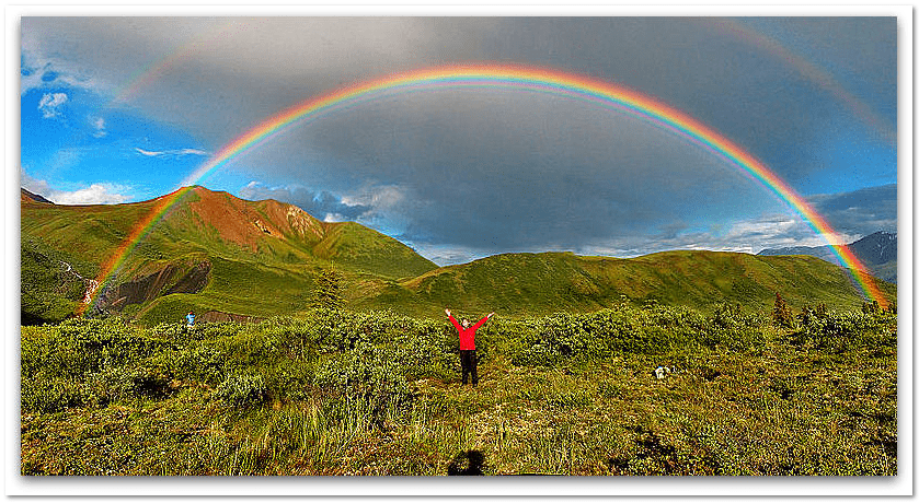 photo of a rainbow