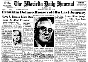 69th Anniversary: President Franklin D. Roosevelt Died In Office