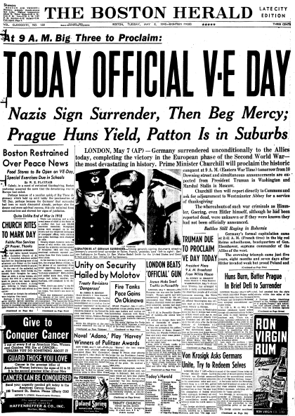 Remembering a Huge Day in Our Family History: V-E Day