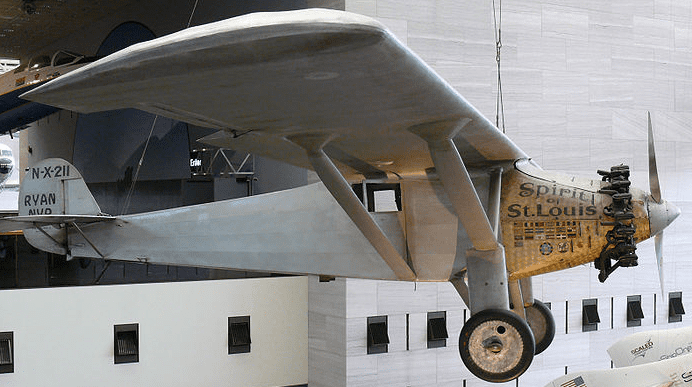 Charles Lindbergh's solo flight in 1927 