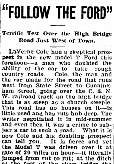 Henry ford newspaper article #3