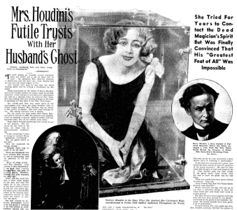 Wilhelmina Beatrice Rahner aka Bess Houdini | GenealogyBank