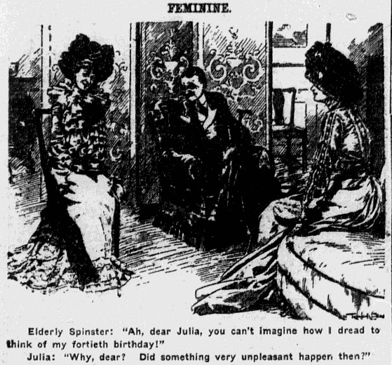 birthday cartoon, Omaha World-Herald birthday cartoon 20 April 1902