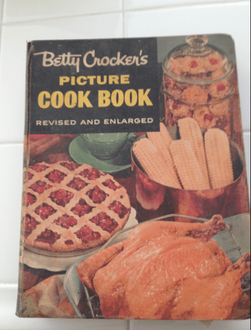 photo of a Betty Crocker cookbook