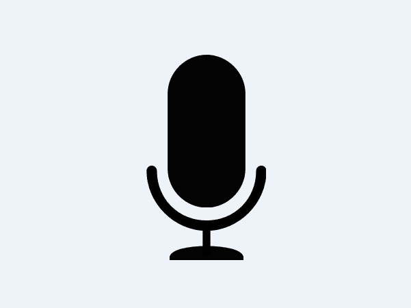 Illustration: a microphone