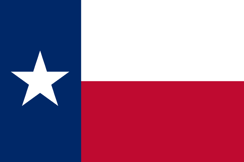 Illustration: Texas state flag