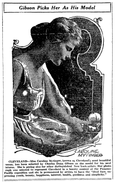 article about Caroline Mytinger, Morning Star newspaper article 13 April 1920