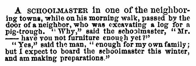 an article about jokes, Frank Leslie’s Illustrated Newspaper article 26 March 1864