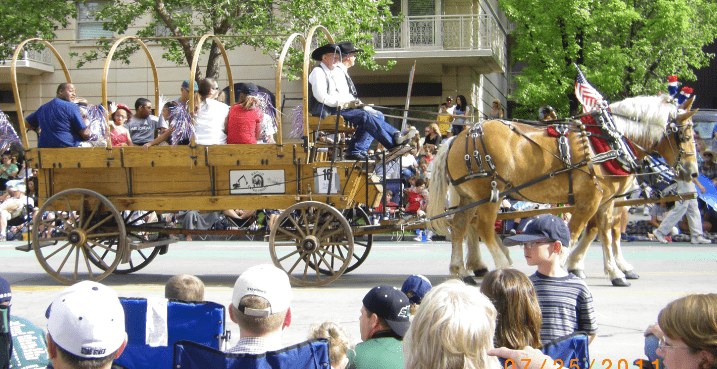 Photo: Pioneer Day parade, Salt Lake City, Utah, 2011