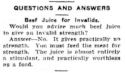 A "Questions and Answers" column, Colorado Springs Gazette newspaper article 10 March 1916