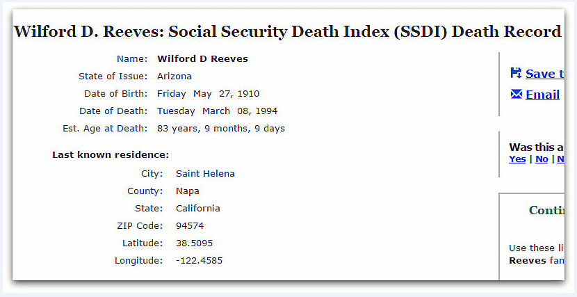 ss death index