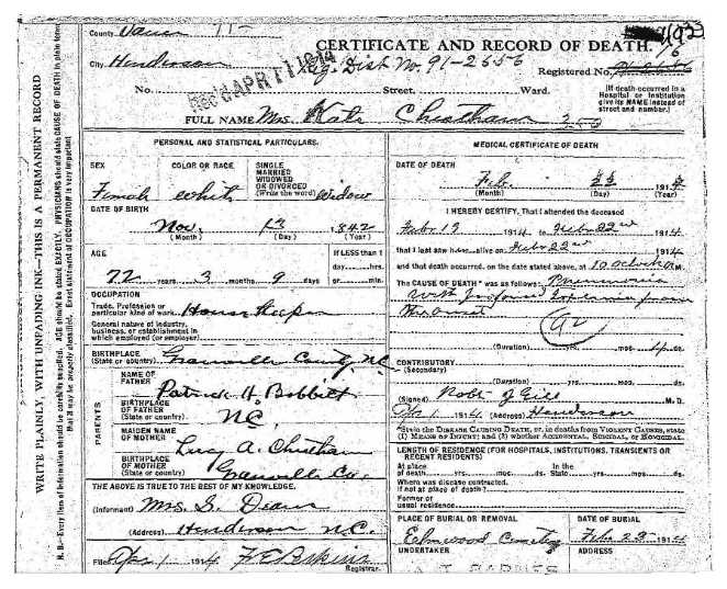 Genealogy 101 5 Death Certificates