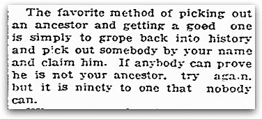 A column by humorist Roy K. Moulton, Daily Register Gazette newspaper article 26 March 1920