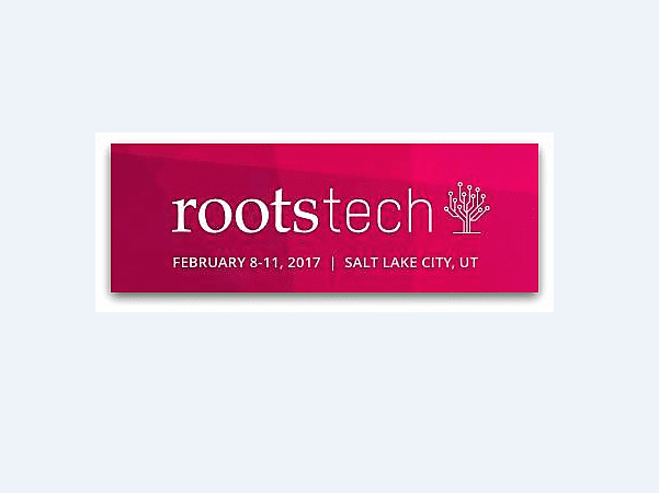 Illustration: the logo for the RootsTech 2017 genealogy conference. Credit: RootsTech.