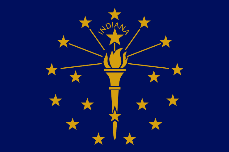 Illustration: Indiana state flag