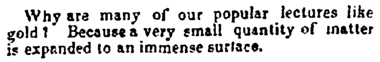 A riddle, Albany Argus newspaper article 21 December 1838