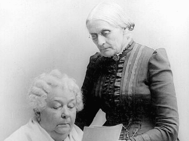 Photo: women suffragists Elizabeth Cady Stanton and Susan B. Anthony. Credit: Library of Congress, Prints and Photographs Division.