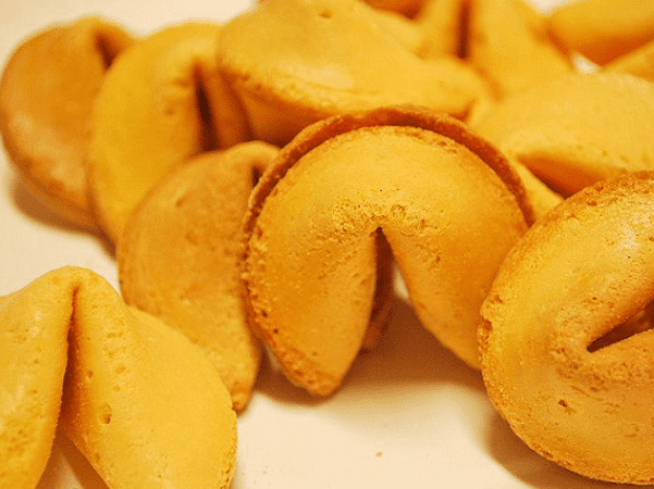 Photo: fortune cookies. Credit: Ksayer1; Wikimedia Commons.