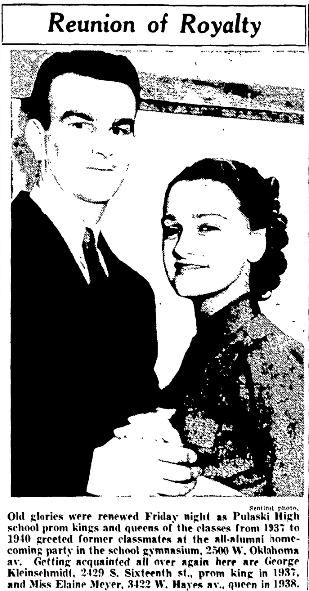 An article about homecoming, Milwaukee Sentinel newspaper article 14 December 1940