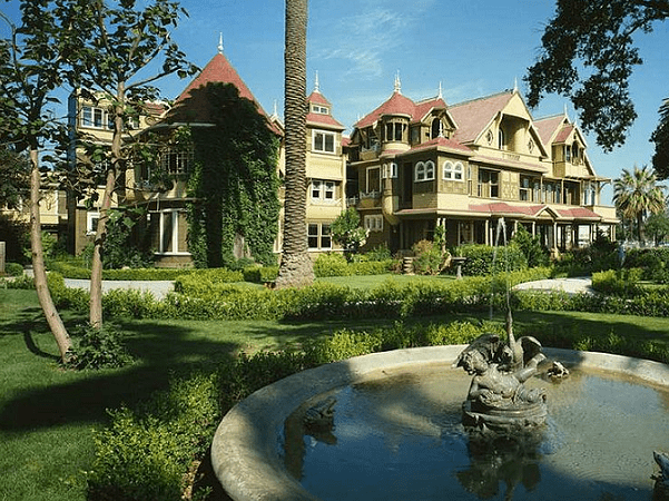 Photo: Winchester Mystery House. Credit: National Park Service; Wikimedia Commons.