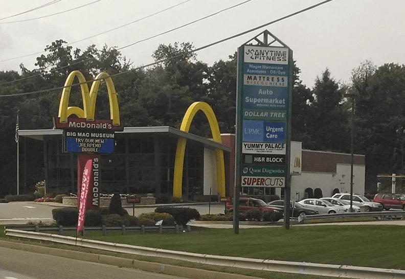 Photo: McDonald’s Big Mac Museum in North Huntingdon, Pennsylvania