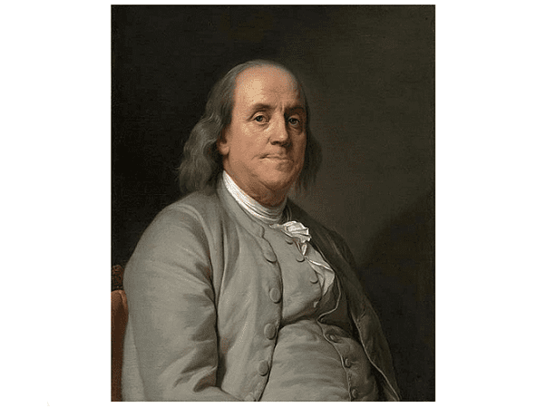 Illustration: portrait of Benjamin Franklin by Joseph Duplessis, c. 1785. Credit: National Portrait Gallery.