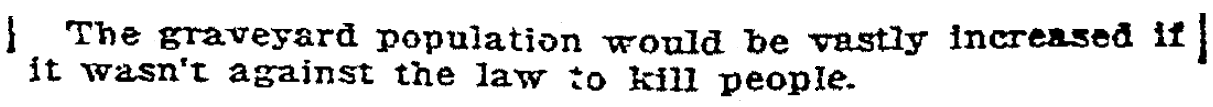 A genealogy joke, Sacramento Bee newspaper article 30 July 1919