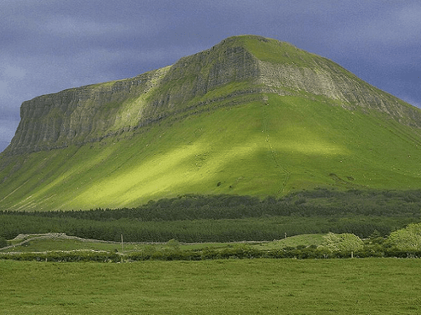 Photo: Mount Ben Bulben, County Sligo, Ireland. Credit: Jon Sullivan; Wikimedia Commons.