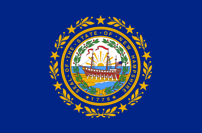 Illustration: New Hampshire state flag