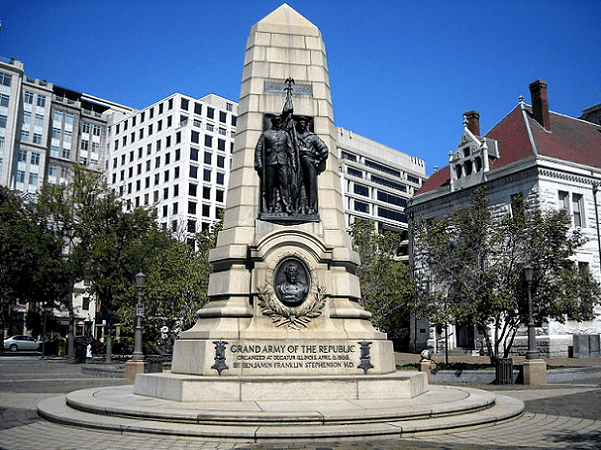 Photo: the Grand Army of the Republic Memorial (G.A.R. Memorial), in the Penn Quarter neighborhood of Washington, D.C. Credit: AgnosticPreachersKid; Wikimedia Commons.