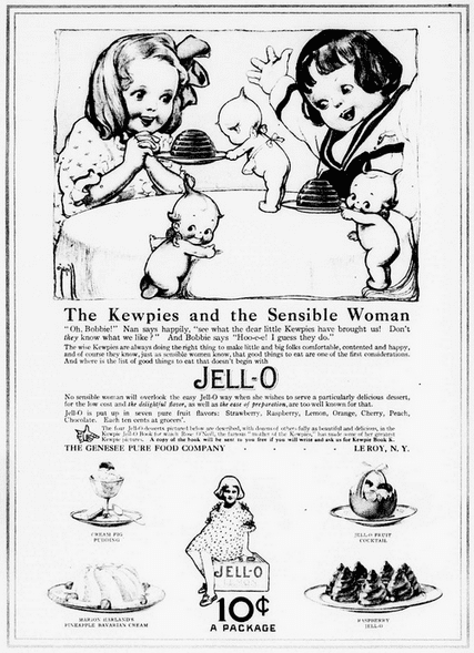 An ad for jell-o, Evening Star newspaper advertisement 21 March 1915