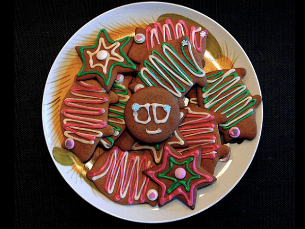 Photo: Christmas cookies. Credit: kallu; Wikimedia Commons.