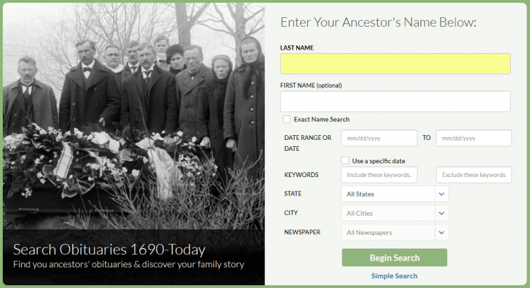 The New Improved GenealogyBank Obituaries Collection