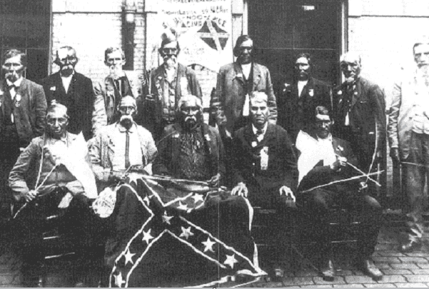 Photo: Confederate Cherokees’ reunion in New Orleans, Louisiana, in 1903. Credit: Wikimedia Commons.