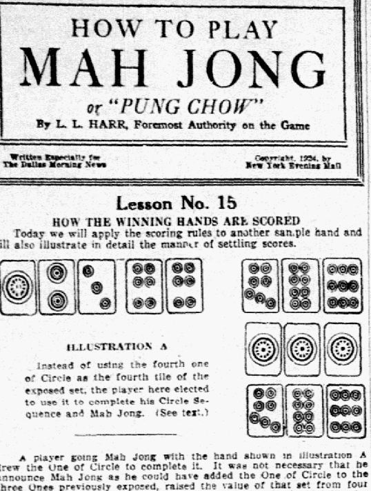 Pung Chow Mahjong Set