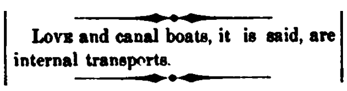 An article about canal boats, Wheeling Daily Register newspaper article 16 March 1871